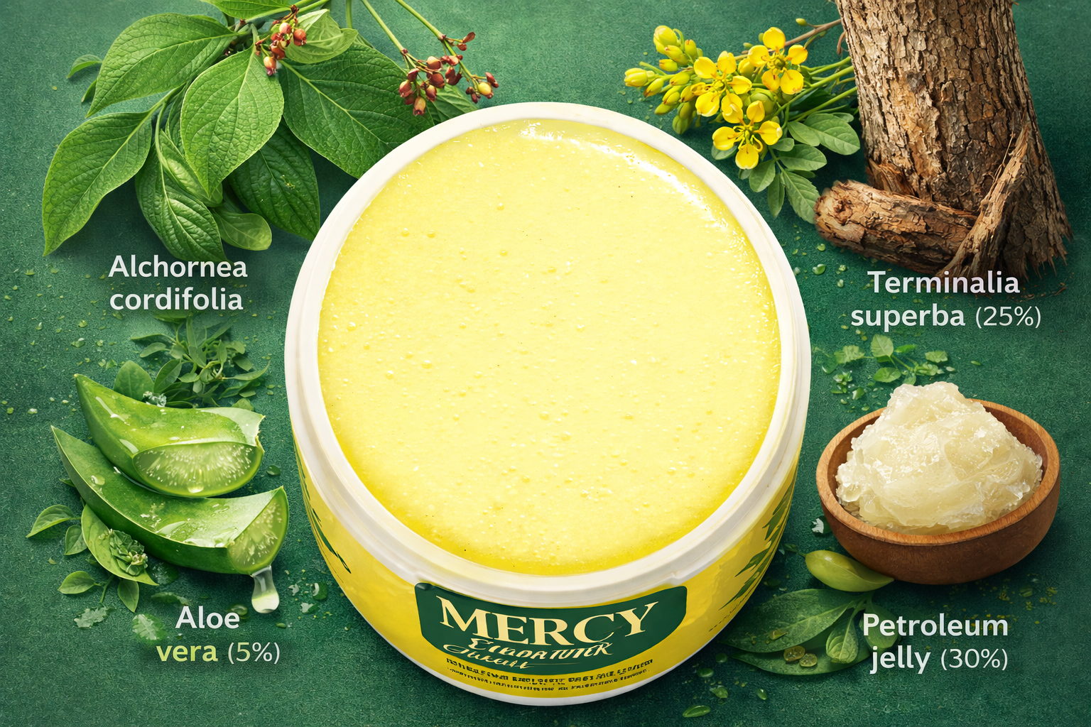 Mercy Cream For Hair And Body 320 gram/32gram