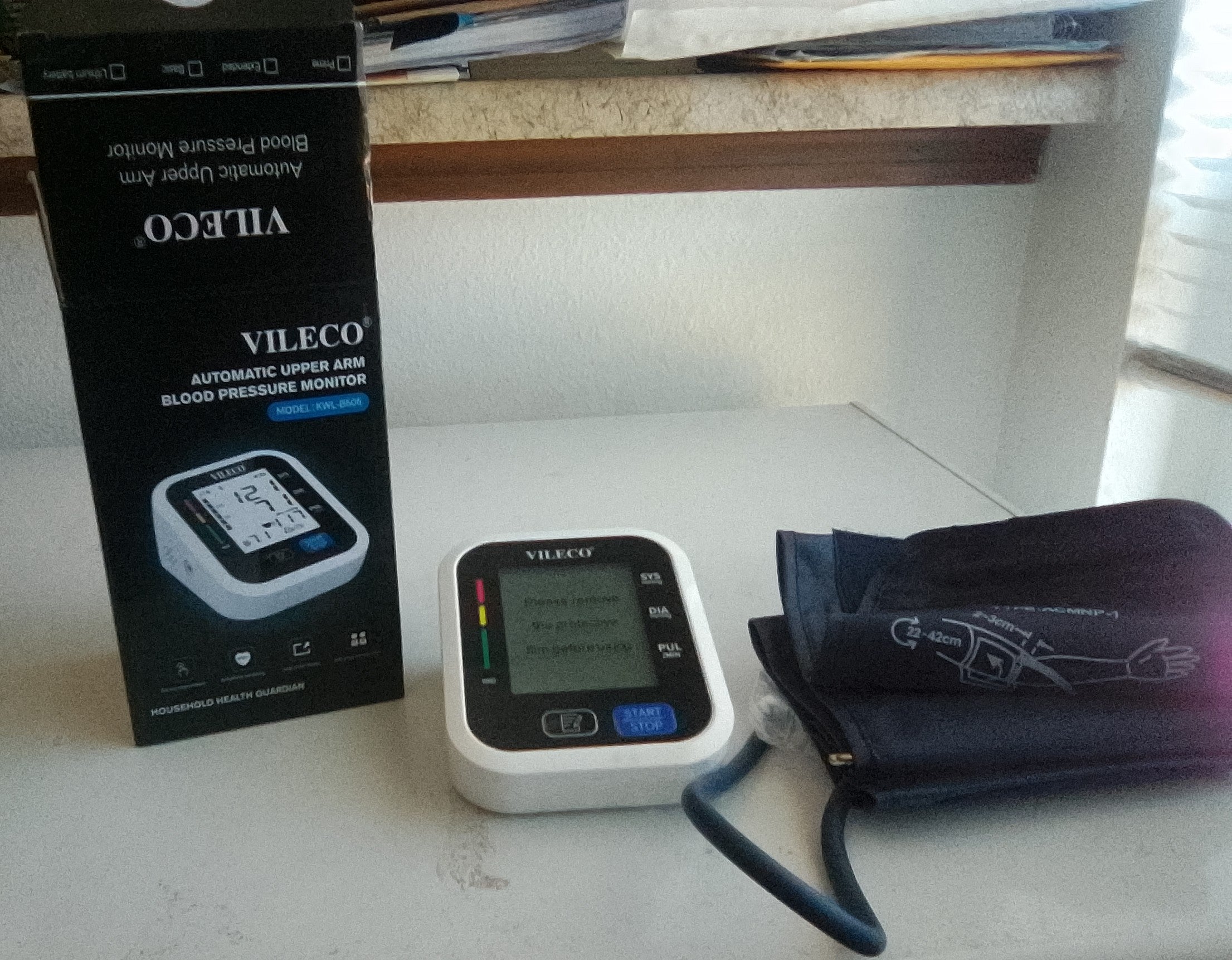 Vileco Automatic Upper Arm Blood Pressure Monitor – Model KWL-B606